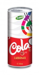 Trobico carbonated cola alu can 250ml
